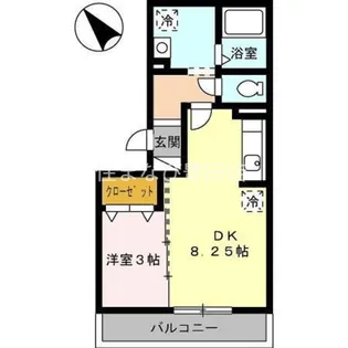 ソーサーハウス【101号室】の間取り