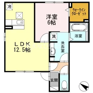 メゾン春【1階】の間取り