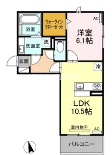 サンシャインヒルズ上挙母【3階】の間取り