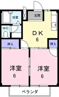 サンヒルズ広久手A【1階】の間取り