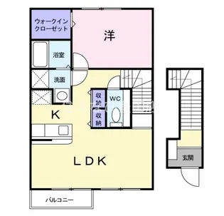 三好ヶ丘ハイツ【2階】の間取り
