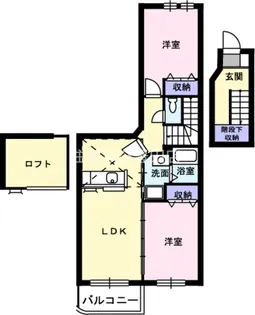 アウローラK Ⅲ【2階】の間取り