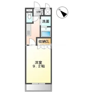 フォーシーズンズ桃山【3階】の間取り