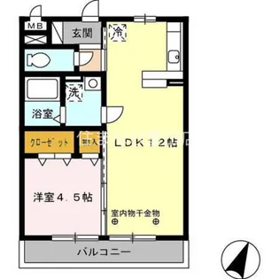 グランコンフォール【1階】の間取り