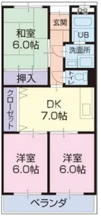 リンピア小野田【4階】の間取り