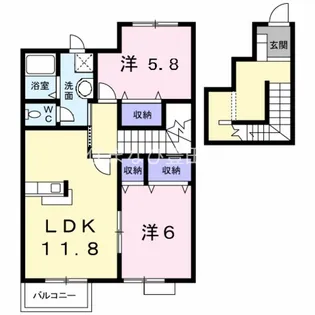 リンム桜【2階】の間取り