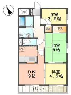 3DKの間取り画像