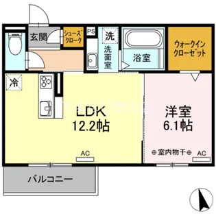 シャロンⅢ【2階】の間取り
