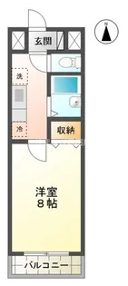 スィルヴィーブル248【2階】の間取り