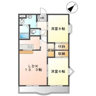 メゾン ド アンジュ【2階】の間取り