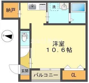 ユーヴェ寿【302号室】の間取り