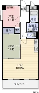 ラヴィアン八千代【503号室】の間取り