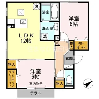 ポルックス【1階】の間取り