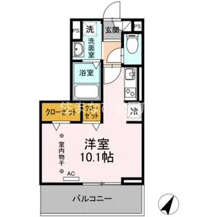 セジュール・オッツM【3階】の間取り