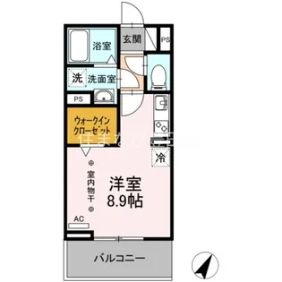 セジュール・オッツM【2階】の間取り
