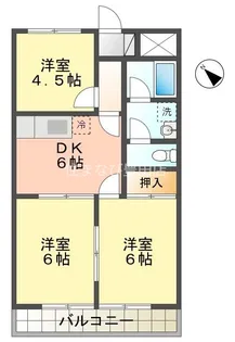 第1ハイツ昌【1階】の間取り