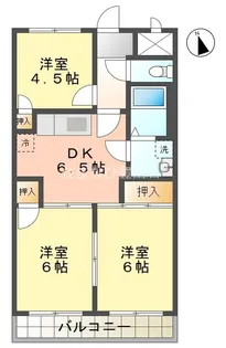 レイクヒルズ【303号室】の間取り