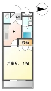 グローリエ・M【303号室】の間取り
