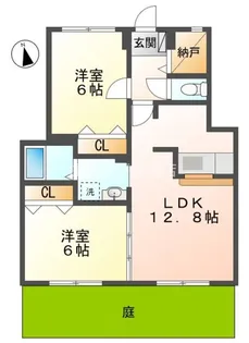 グランシャリオ【102号室】の間取り