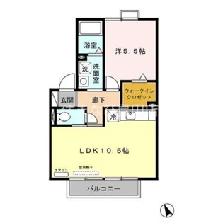セジュールロイヤル A【2階】の間取り