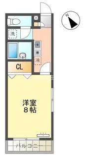 プレジール デュオ I【2階】の間取り