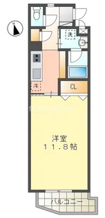 クオリア若宮町【8階】の間取り