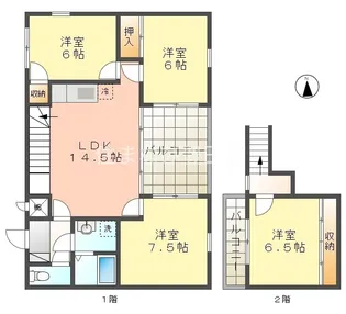 カーサジオ【5階】の間取り