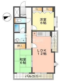 ファミーユDAISHIN【4階】の間取り
