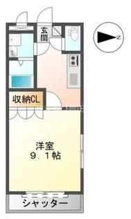 シャイン花園【101号室】の間取り