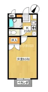 ハイツナカミチ2【1階】の間取り