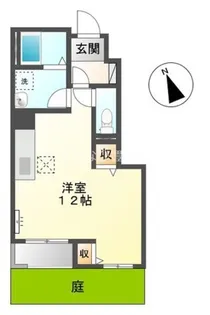 アビタシオン高上【102号室】の間取り