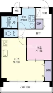 三好グランドハイツ【50E号室】の間取り