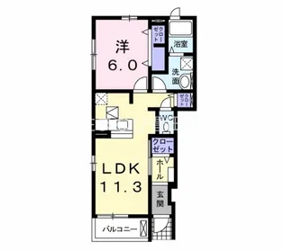 LEXELLA10 A【1階】の間取り