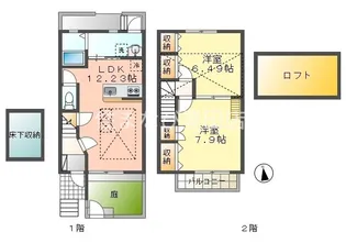 シンフォニー【B号室】の間取り
