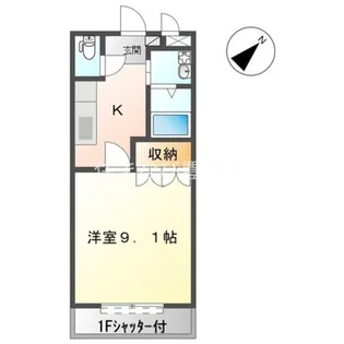 プランドールMK【1階】の間取り