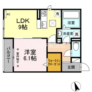 フェリーチェ【1階】の間取り