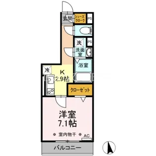 GRAND D-room月見【2階】の間取り
