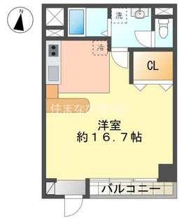 セルシオンⅡ【102号室】の間取り