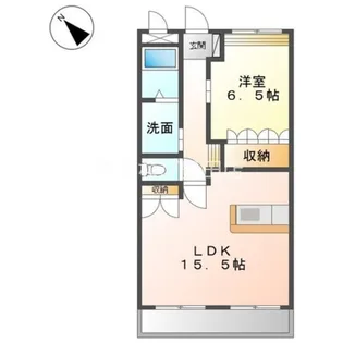 サンシャイン三好【202号室】の間取り