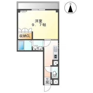 プランドール桜【301号室】の間取り
