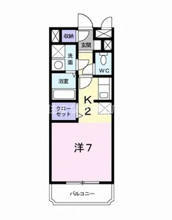 レスポワールF【2階】の間取り