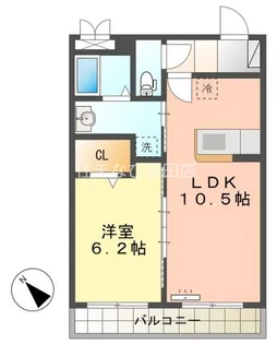 リアン シュシュ【2階】の間取り