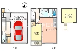 Mon espace(モンエスパス)【1階】の間取り