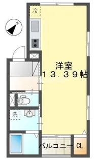 Azur平戸橋【1階】の間取り