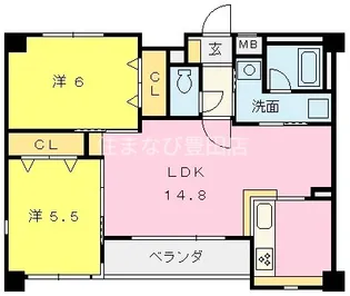 ルミエール園原【3階】の間取り