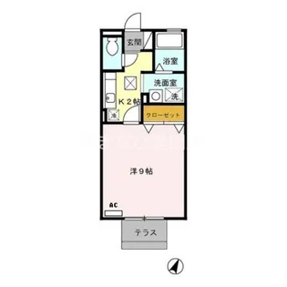 コンフォート宮町【1階】の間取り