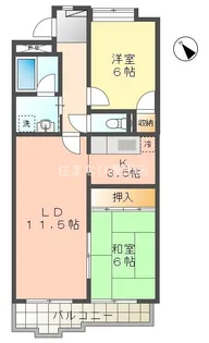 ラ・フォーレYAMADA【4階】の間取り