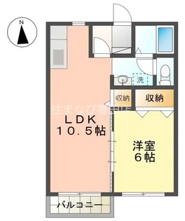 サンプレジャー三喜 B棟【2階】の間取り