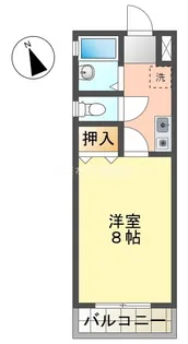 ティーズシャンブル【4階】の間取り