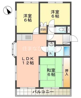 マンション菅沼【1階】の間取り